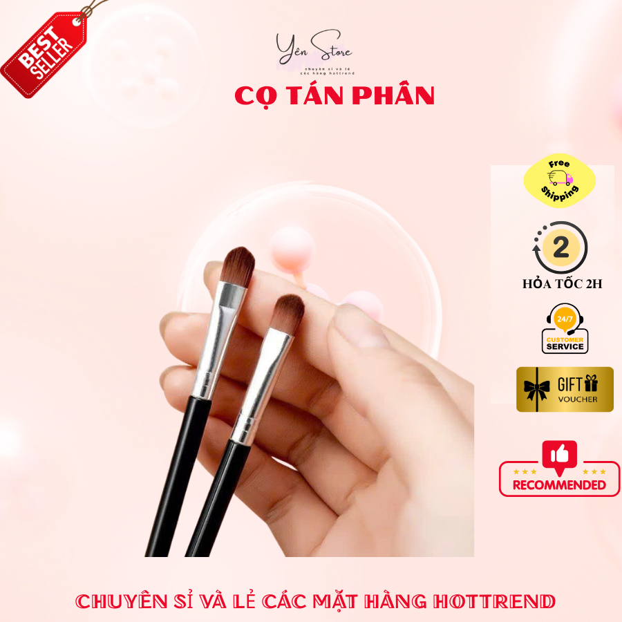 Cọ Tán Phấn Mắt, Cọ Tô Phấn Hoa Kẽm Nhung, Cọ Nhỏ Tô Màu Nước- YÊN STORE